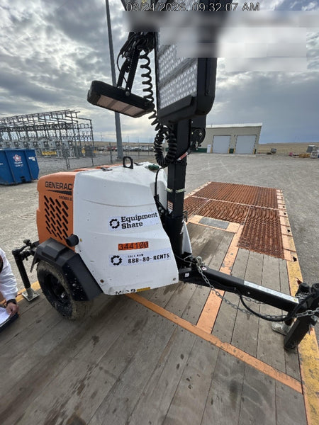 2023 Generac MLT2 Diesel, Flex Switch 120V Input, Powerzone Controller, (4) 320W LED Lights, 4kW Generator, 39.9 Gal Fuel Tank, 2" Ball, T3