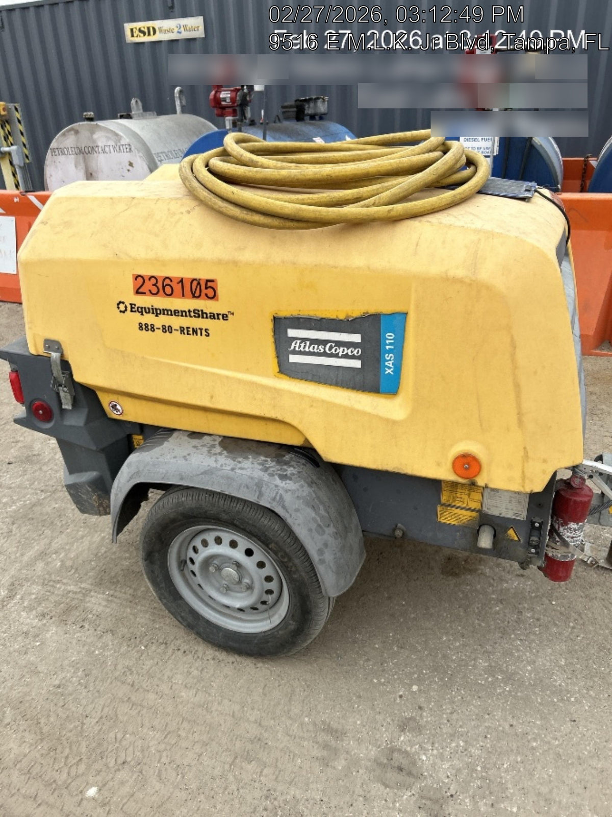 2022 ATLAS COPCO XAS 110
