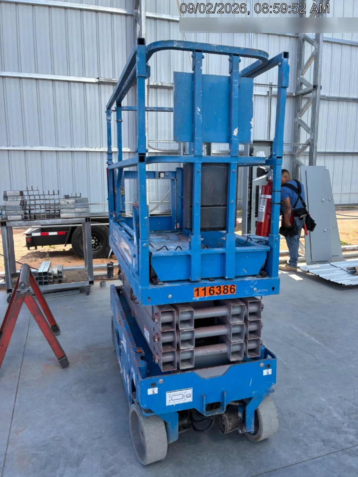 2020 Genie GS-1930 Solid Non Marking Tires, Beacon, Folding rails with half height swing gate