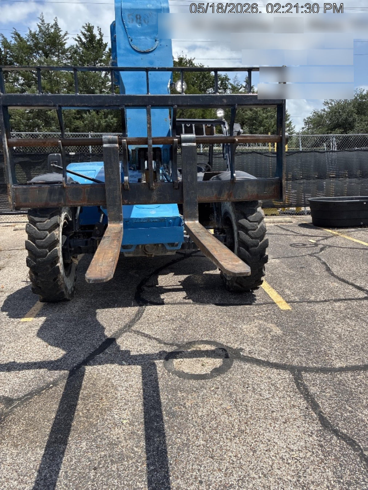 2017 Genie GTH-844 Genie GTH-844, Solid Tires, 60" carriage/forks, Open ROPS, Work Lights