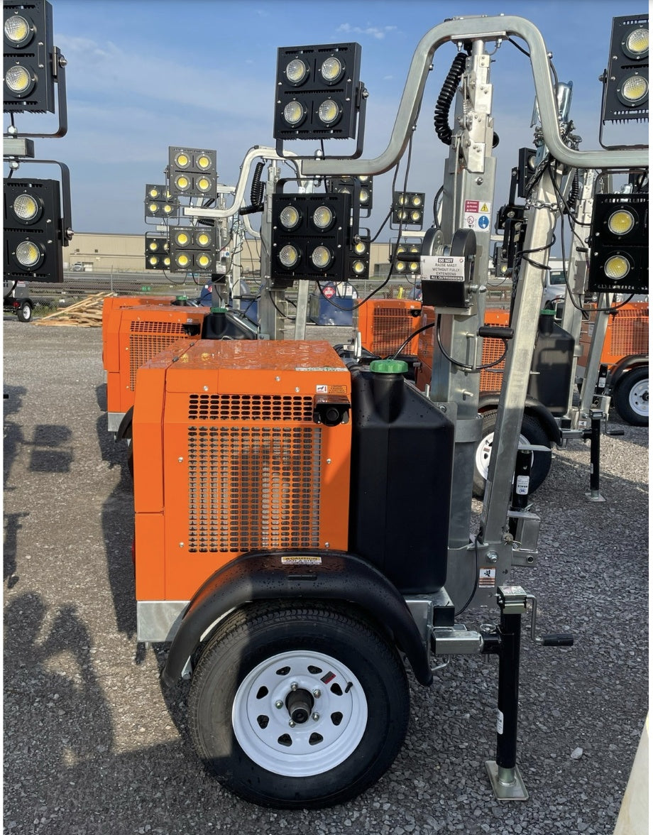 2024 Wanco WLTT-4MM4K Diesel, Deep Sea Controller, Shore Power Plug, Auto Start, (4) 350W LED Floodlights, 4kW Generator, 60 Gal Fuel Tank, 2" Ball, T3