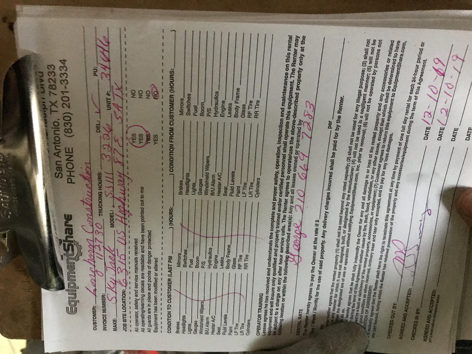 2019 SKYJACK SJIII-3226