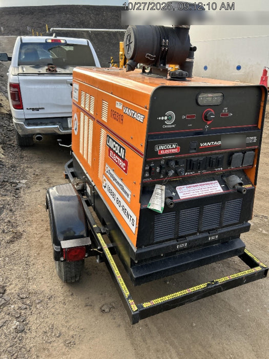 2021 Lincoln Electric Vantage 549X Ready Pak 3, ORANGE (includes trailer, cable rack, fender light kit)