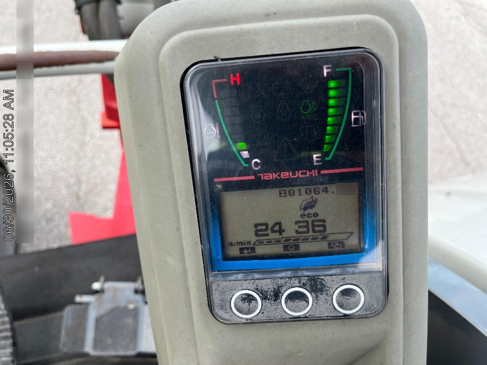 2023 TAKEUCHI TB250-2R