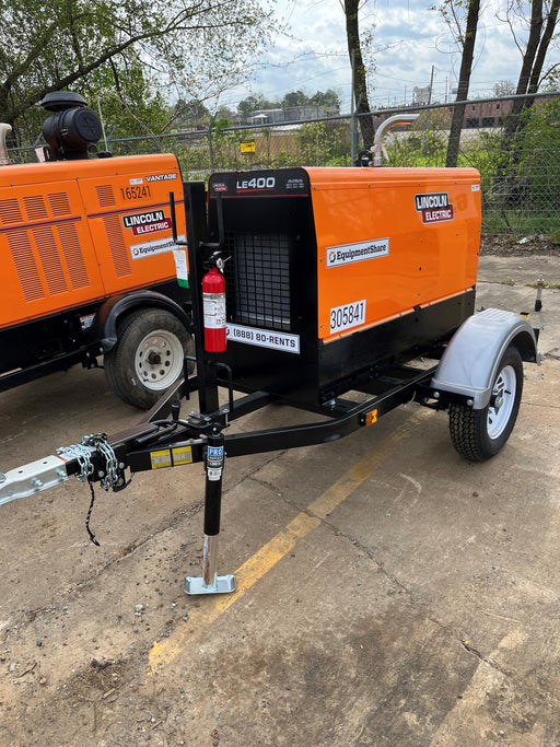 2023 Lincoln Electric LE400 Kubota V1505, Trlr, Cable Rack, Light Kit, ES Decals, T3