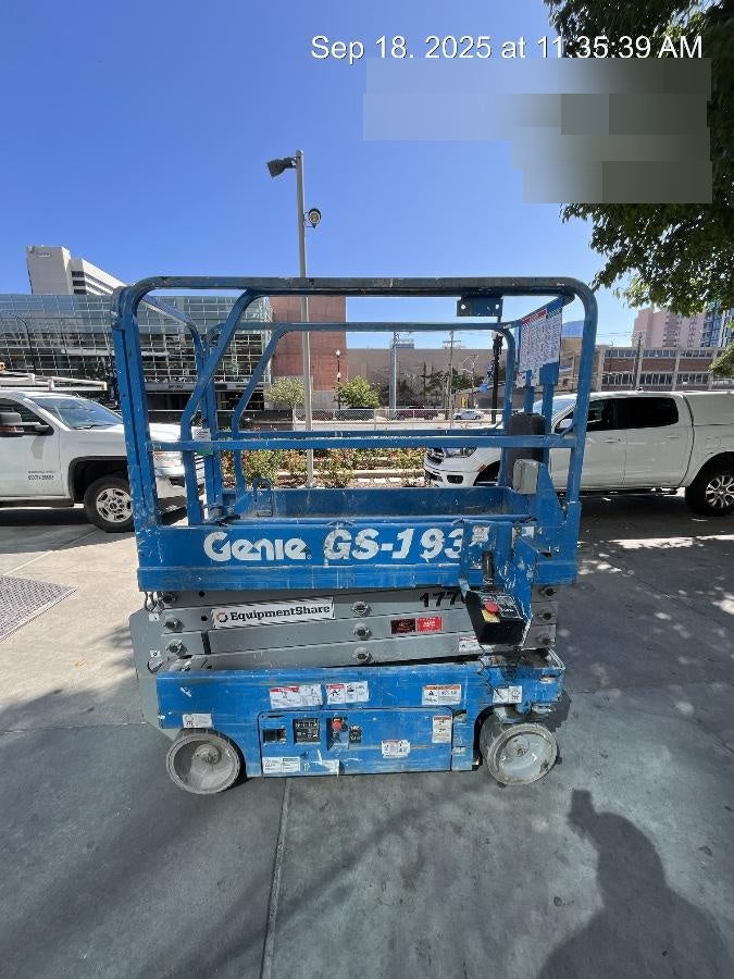 2018 Genie GS-1930 Genie GS-1930 w/Fixed Rail, Chain Entry