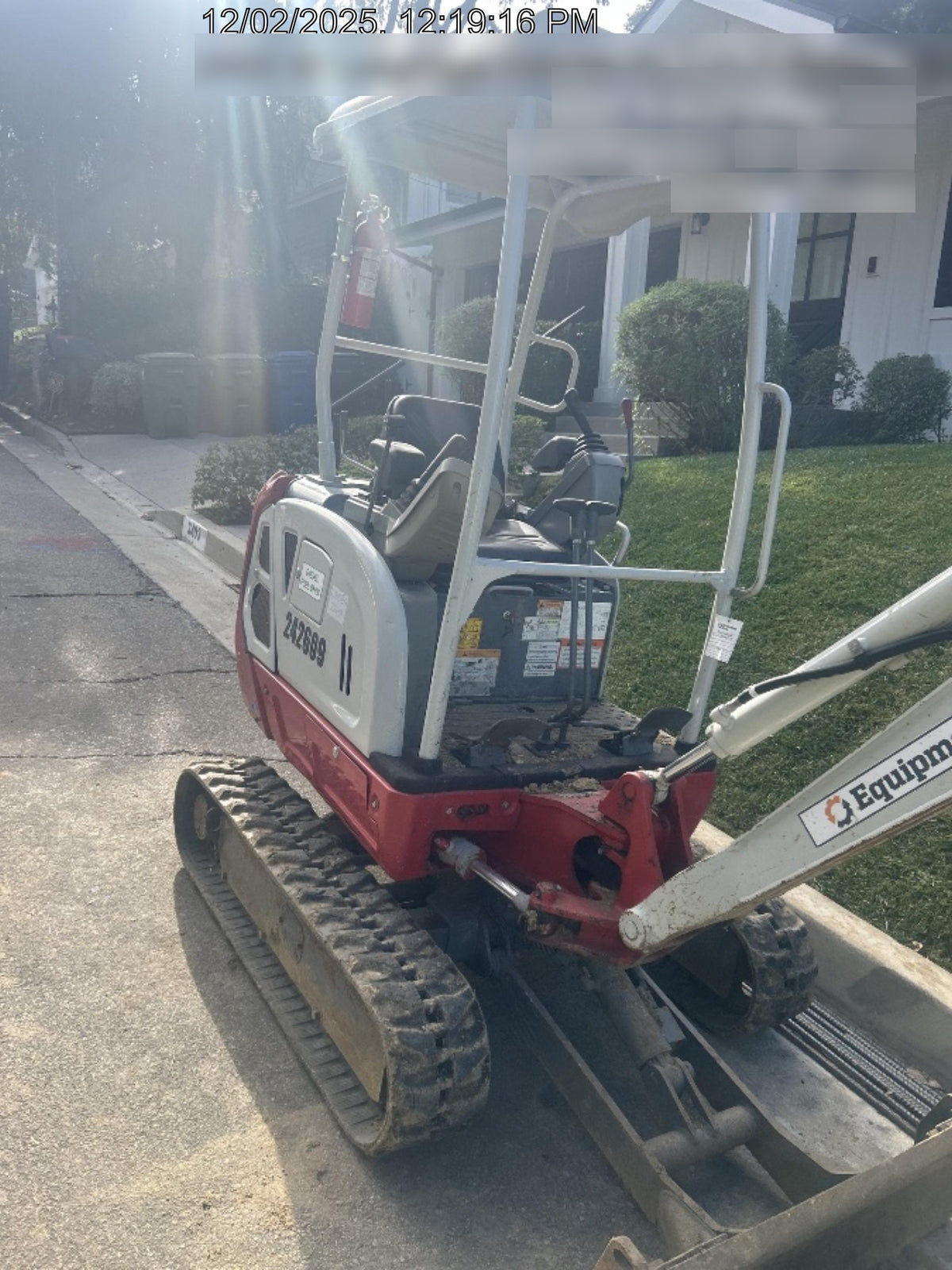 2021 TAKEUCHI TB216R