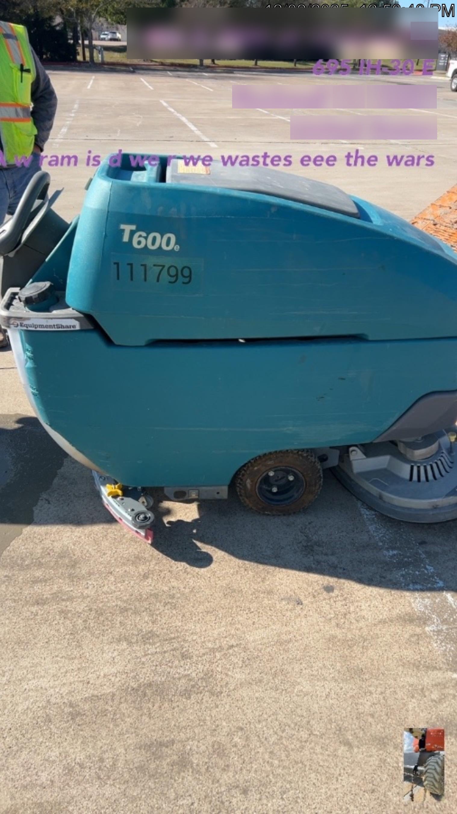 2020 TENNANT T600E