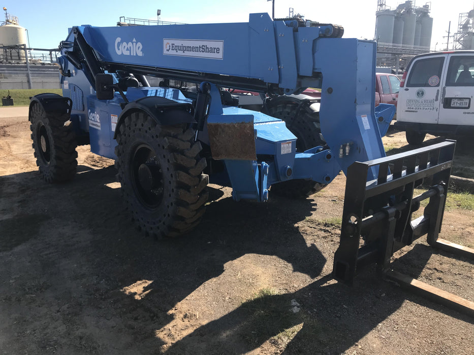 2018 Genie GTH-1056 Genie GTH-1056 w/ROPS, Work Lights, Solid Tires, RH Cab Mesh, Beacon, 60" Carriage and Forks