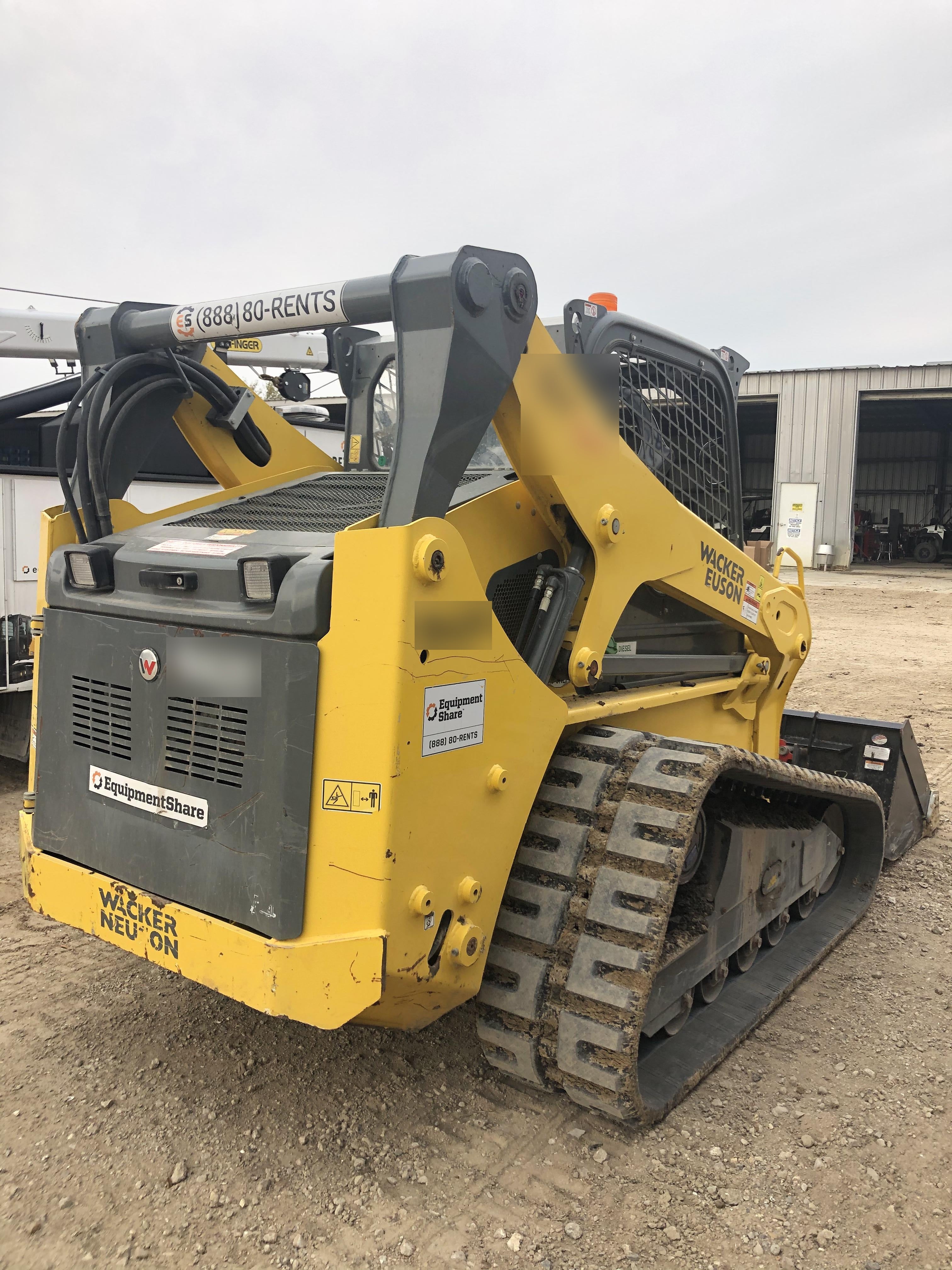 Wacker Neuson ST45 Wacker Neuson ST45 10K Tracked Skid Loader, Canopy, ISO, Bucket Leveling, 84" Bucket w/ Smooth bolt on edge