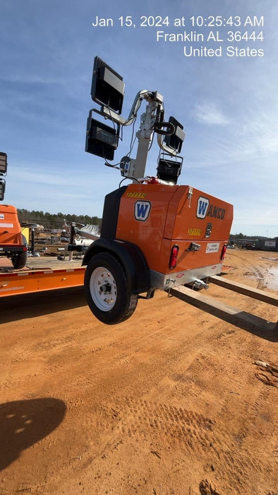 2023 Wanco WLTT-4MM4K Diesel, Deep Sea Controller, Shore Power Plug, Auto Start, (4) 350W LED Floodlights, 4kW Generator, 60 Gal Fuel Tank, 2" Ball, T3