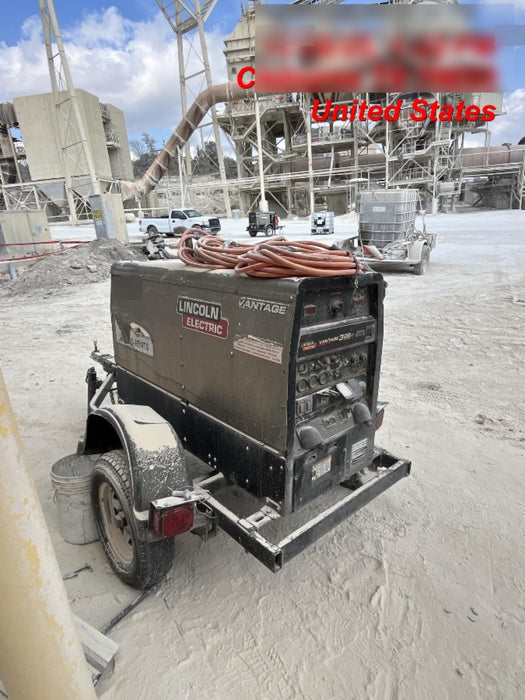 2018 Lincoln Electric Vantage 322 Lincoln Vantage 322 Welder Ready Pak 3 - Vantage 322, Trailer, Fender and light kit, Cable rack