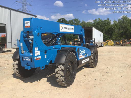 2020 Genie GTH-636 Canopy, Solid Tires, Work Lights, Beacon, Aux Hydraulics, Back up Alarm