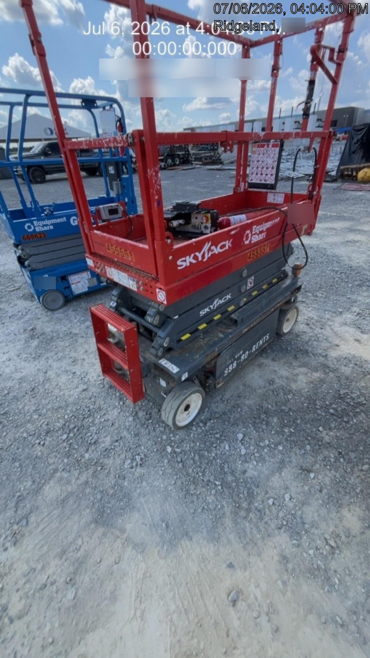 2024 Skyjack SJ3219 Electric Drive, Sld NM Tires, DBcns, RFRails, Power to Platform, T3 + Access Control