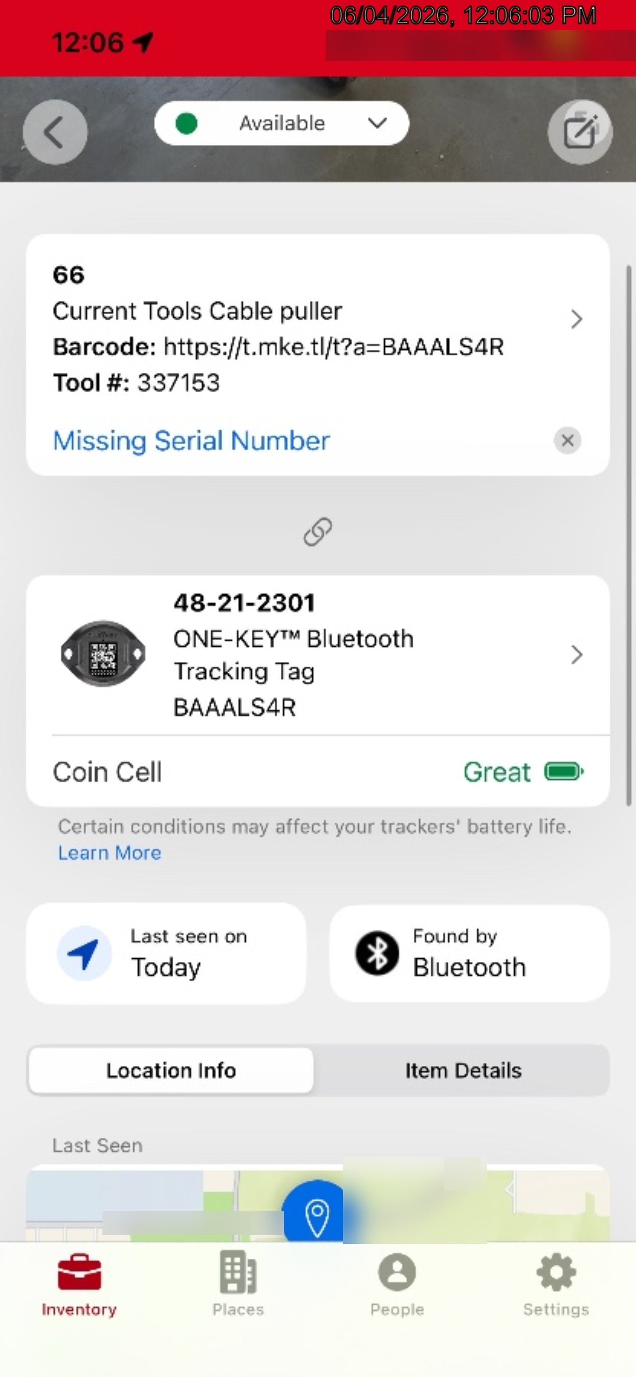 2023 CURRENT TOOLS 66 Current
