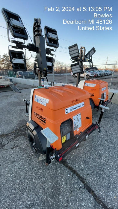 2023 Generac MLT2 Diesel, Flex Switch 120V Input, Powerzone Controller, (4) 320W LED Lights, 4kW Generator, 39.9 Gal Fuel Tank, 2" Ball, T3
