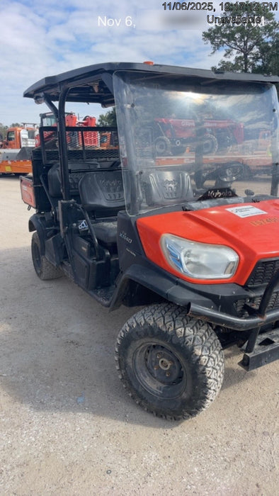 2021 Kubota RTV-X1140W-H Plastic Canopy, Windshield Acrylic Clear, LED Strobe Light, Wire Harness Kit, Back up Alarm