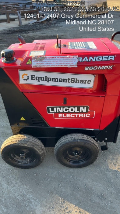 2025 LINCOLN ELECTRIC Ranger 260MPX