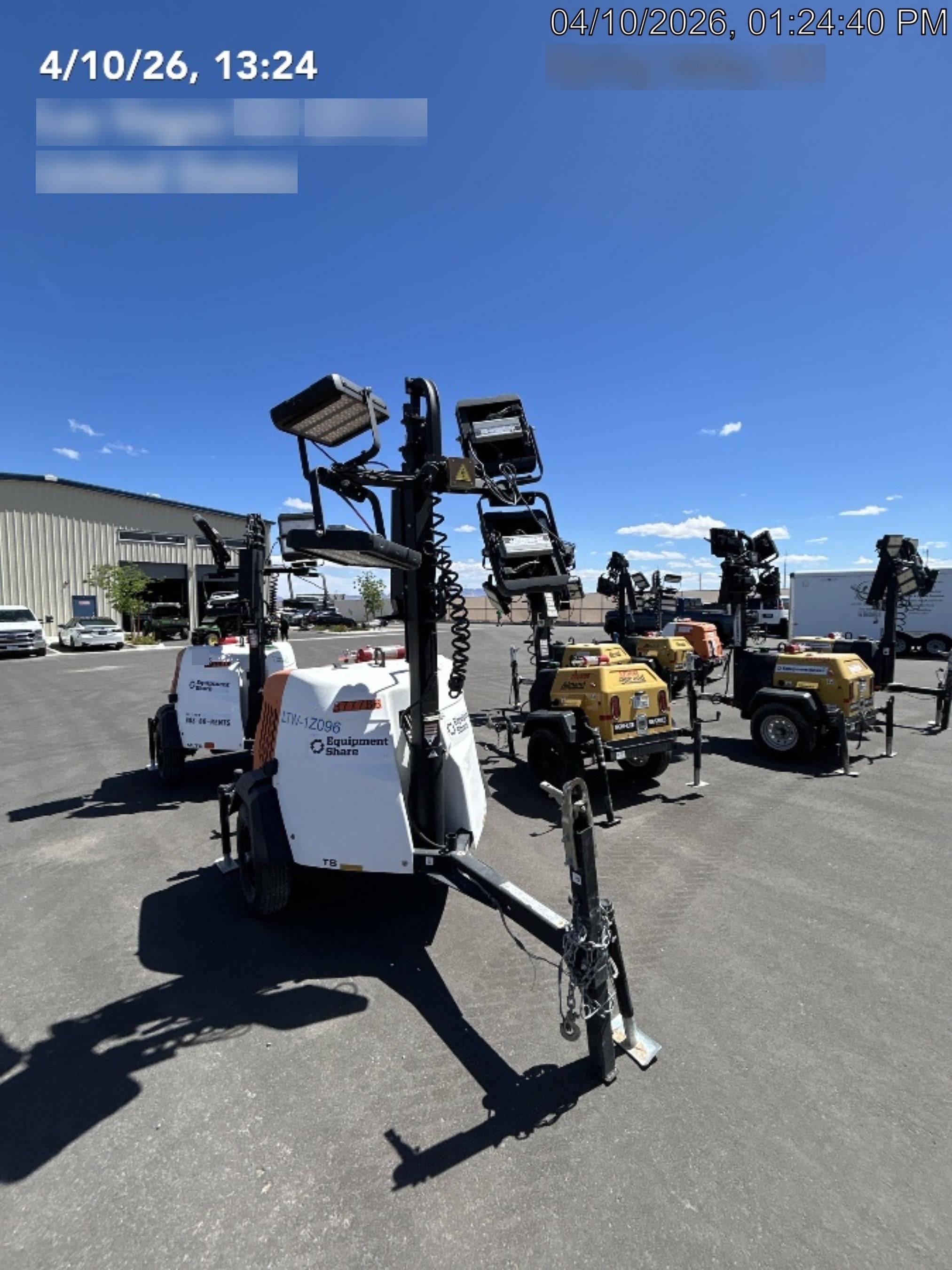 2023 Generac MLT2 Diesel, Flex Switch 120V Input, Powerzone Controller, 
(4) 320W LED Lights, 4kW Generator, 39.9 Gal Fuel Tank, 2" Ball, T3