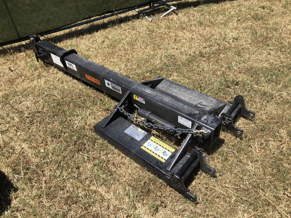 2019 JCB 510-56 74 HP w/Open ROPS, Beacon, Aux Hydraulics, Worklights, Solid Tires w/60" Carriage/Forks