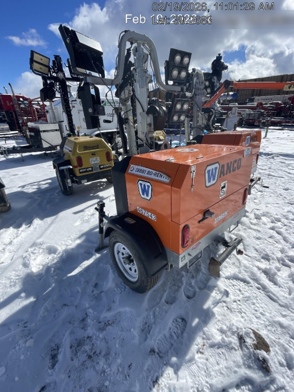 2024 Wanco WLTT-4MM4K Diesel, Deep Sea Controller, Shore Power Plug, Auto Start, (4) 350W LED Floodlights, 4kW Generator, 60 Gal Fuel Tank, 2" Ball, T3