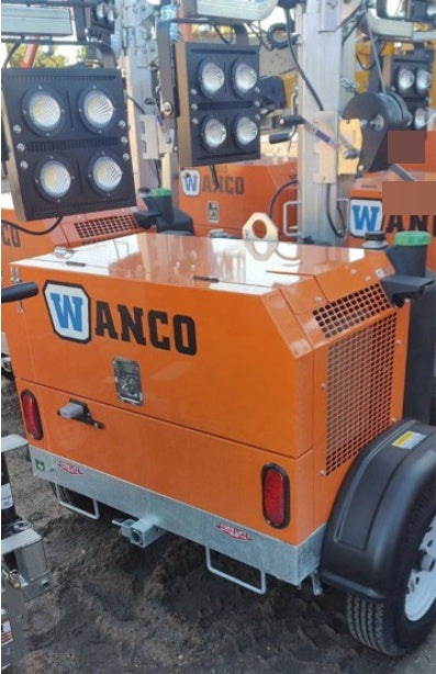 2023 Wanco WLTT-4MM4K Diesel, Deep Sea Controller, Shore Power Plug, Auto Start, (4) 350W LED Floodlights, 4kW Generator, 60 Gal Fuel Tank, 2" Ball, T3