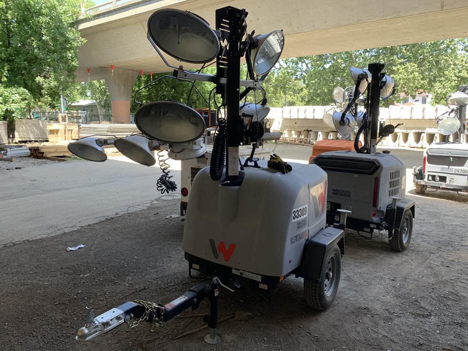 2019 Wacker Neuson LTV6L-MH Wacker Neuson LTV6L Mobile Light Tower w/Fuel Level Sensor Installed