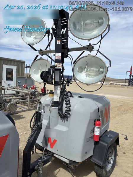 2018 Wacker Neuson LTV6L-MH Wacker Neuson LTV6L Mobile Light Tower w/Fuel Level Sensor Installed