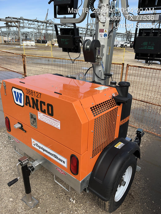 2024 Wanco WLTT-4MM4K Diesel, Deep Sea Controller, Shore Power Plug, Auto Start, (4) 350W LED Floodlights, 4kW Generator, 60 Gal Fuel Tank, 2" Ball, T3
