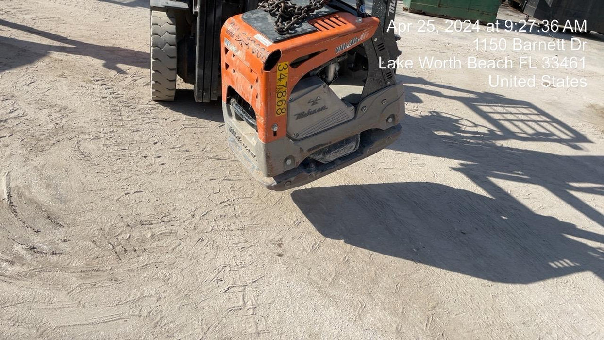 2023 Multiquip MV308GH Honda GX270, 18" Plate, Tachometer