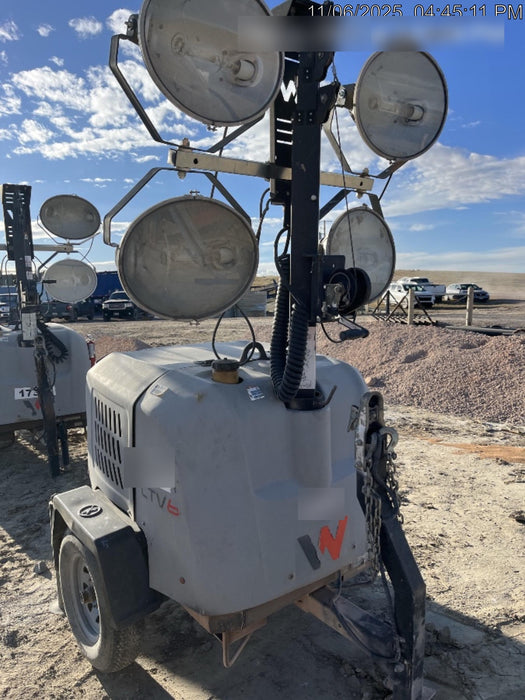 2019 Wacker Neuson LTV6L-MH Wacker Neuson LTV6L Mobile Light Tower w/Fuel Level Sensor Installed