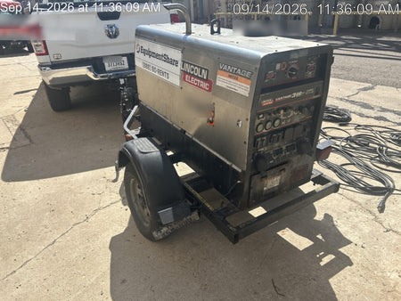 2018 Lincoln Electric Vantage 322 Lincoln Vantage 322 Welder Ready Pak 3 - Vantage 322, Trailer, Fender and light kit, Cable rack