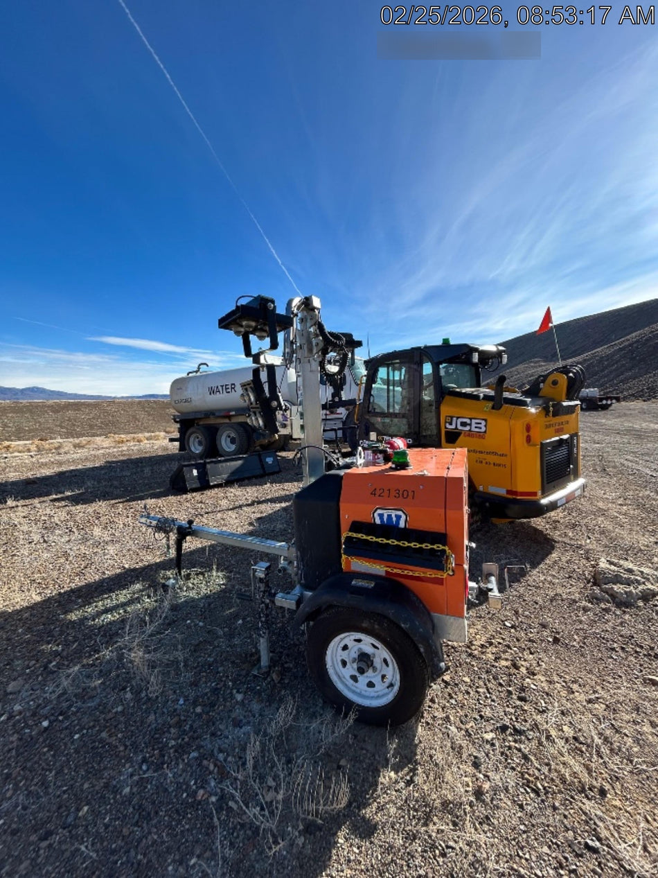 2024 Wanco WLTT-4MM4K Diesel, Deep Sea Controller, Shore Power Plug, Auto Start, (4) 350W LED Floodlights, 4kW Generator, 60 Gal Fuel Tank, 2" Ball, T3