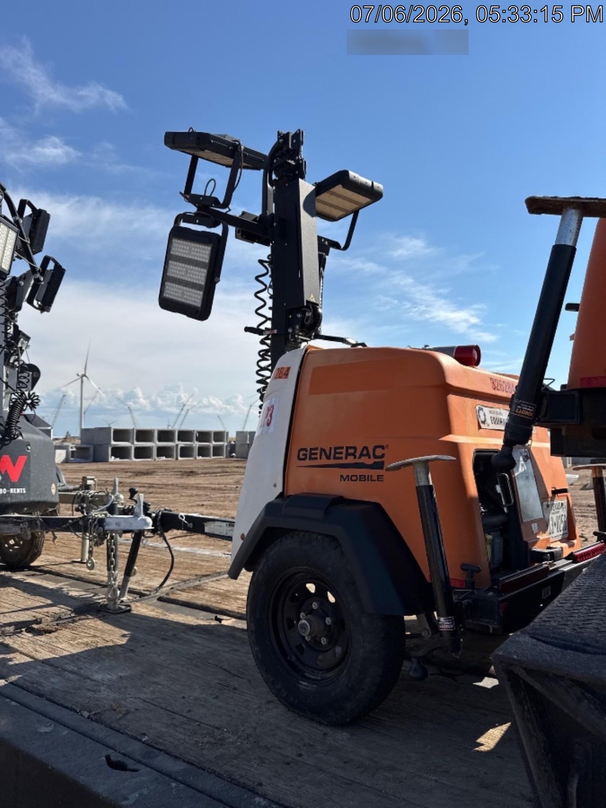 2023 Generac MLT2 Diesel, Flex Switch 120V Input, Powerzone Controller, (4) 320W LED Lights, 4kW Generator, 39.9 Gal Fuel Tank, 2" Ball, T3