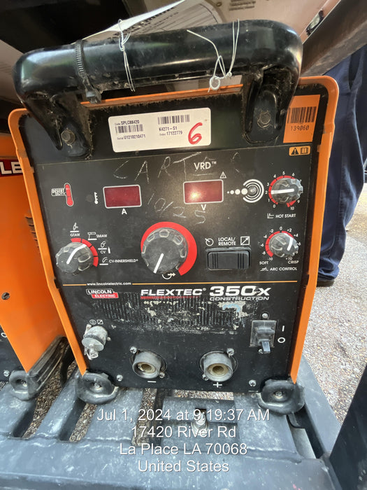 2021 LINCOLN ELECTRIC FLEXTEC 350X