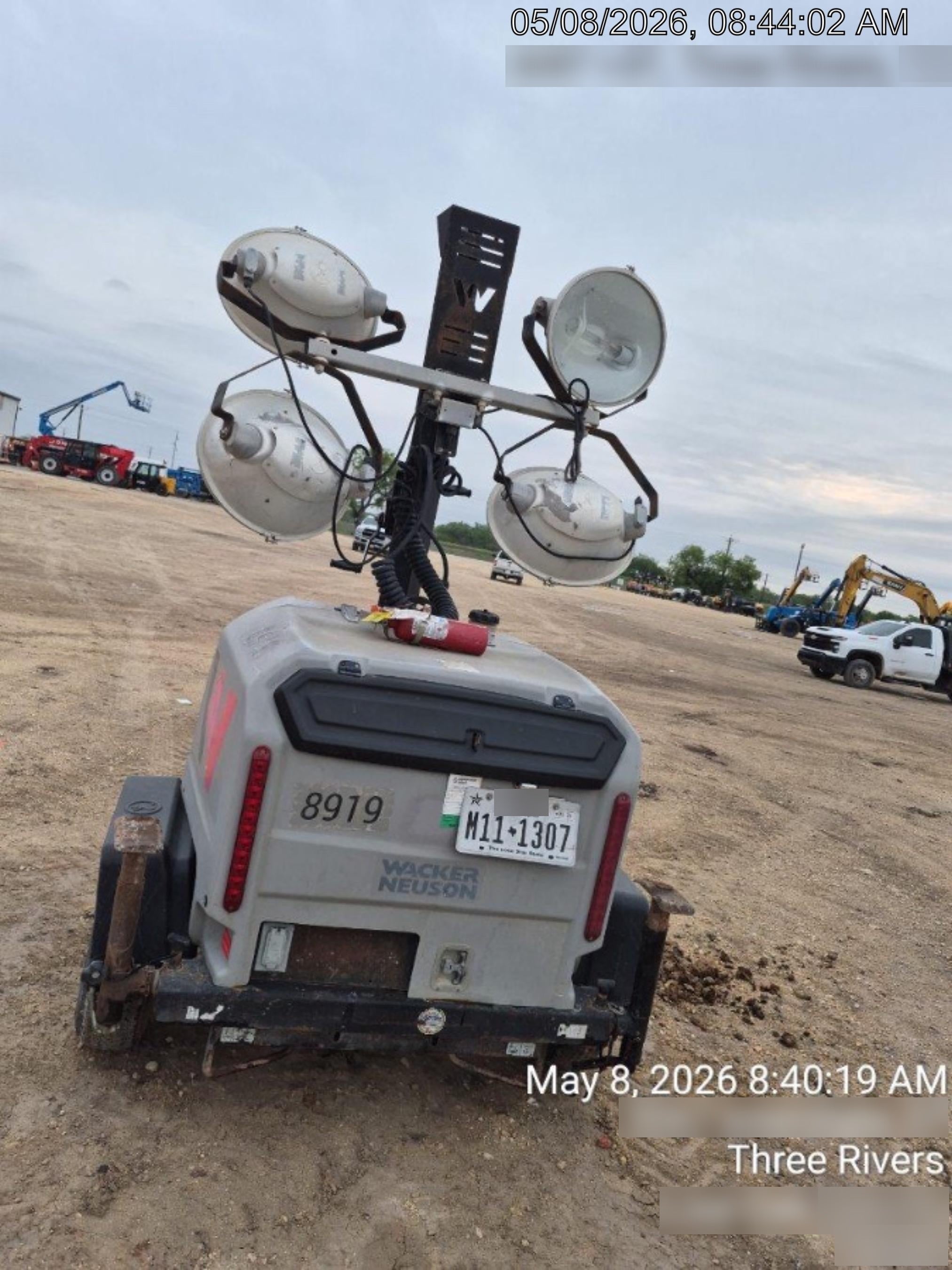 2018 Wacker Neuson LTV6L-MH Wacker Neuson LTV6L Towable Light Tower