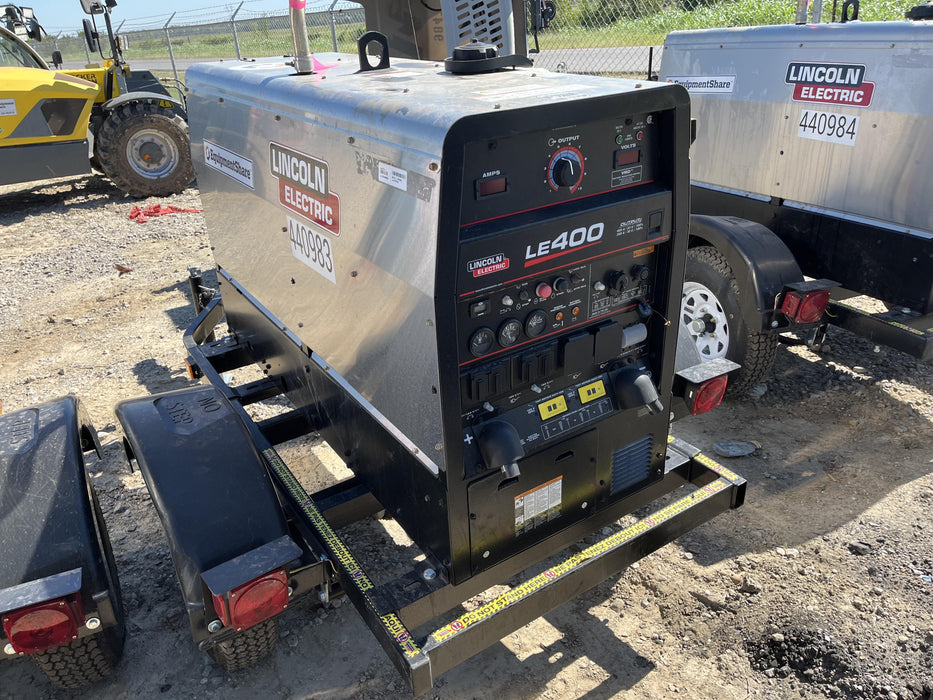 2024 Lincoln Electric LE400 Kubota V1505, Trlr, Cable Rack, Light Kit, ES Decals, T3