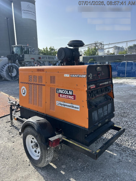 2021 Lincoln Electric Vantage 549X Ready Pak 3, ORANGE (includes trailer, cable rack, fender light kit)