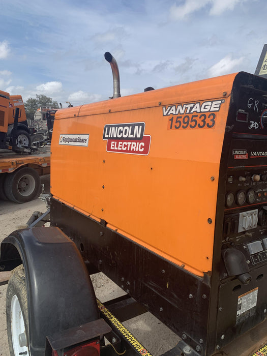 2021 Lincoln Electric Vantage 322 Vantage 322 Ready Pak 3 w/ Decals, ORANGE (includes trailer, cable rack, fender light kit) NO Telematics