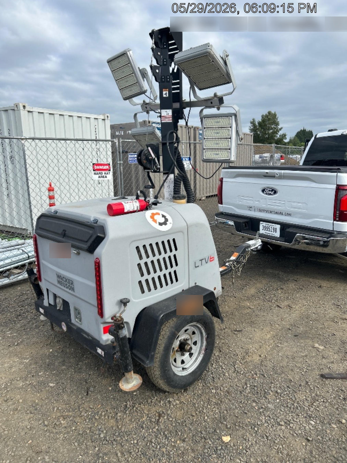 2019 Wacker Neuson LTV6K-LED Standard LED Towable Light Tower w/None