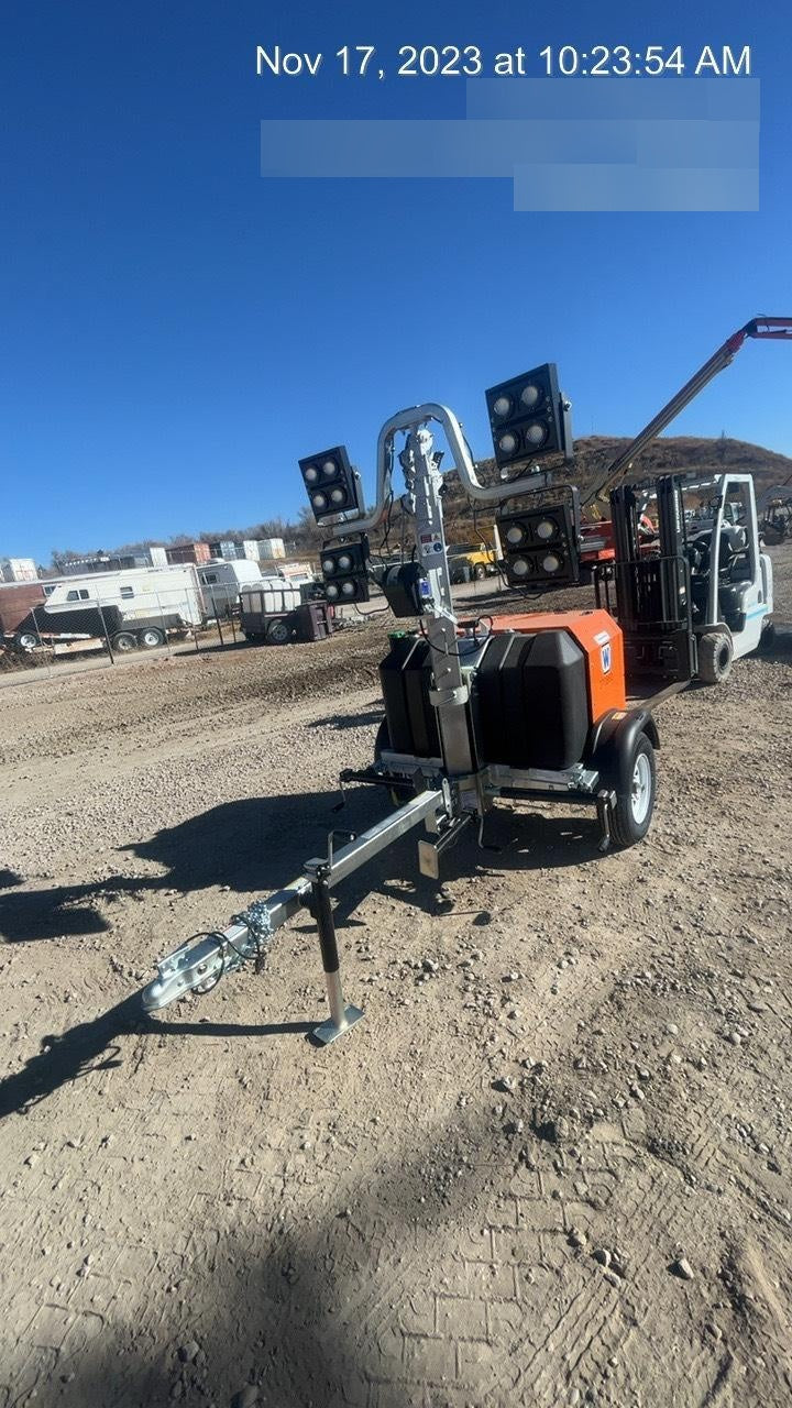 2023 Wanco WLTT-4MM4K Diesel, Deep Sea Controller, Shore Power Plug, Auto Start, (4) 350W LED Floodlights, 4kW Generator, 60 Gal Fuel Tank, 2" Ball, T3