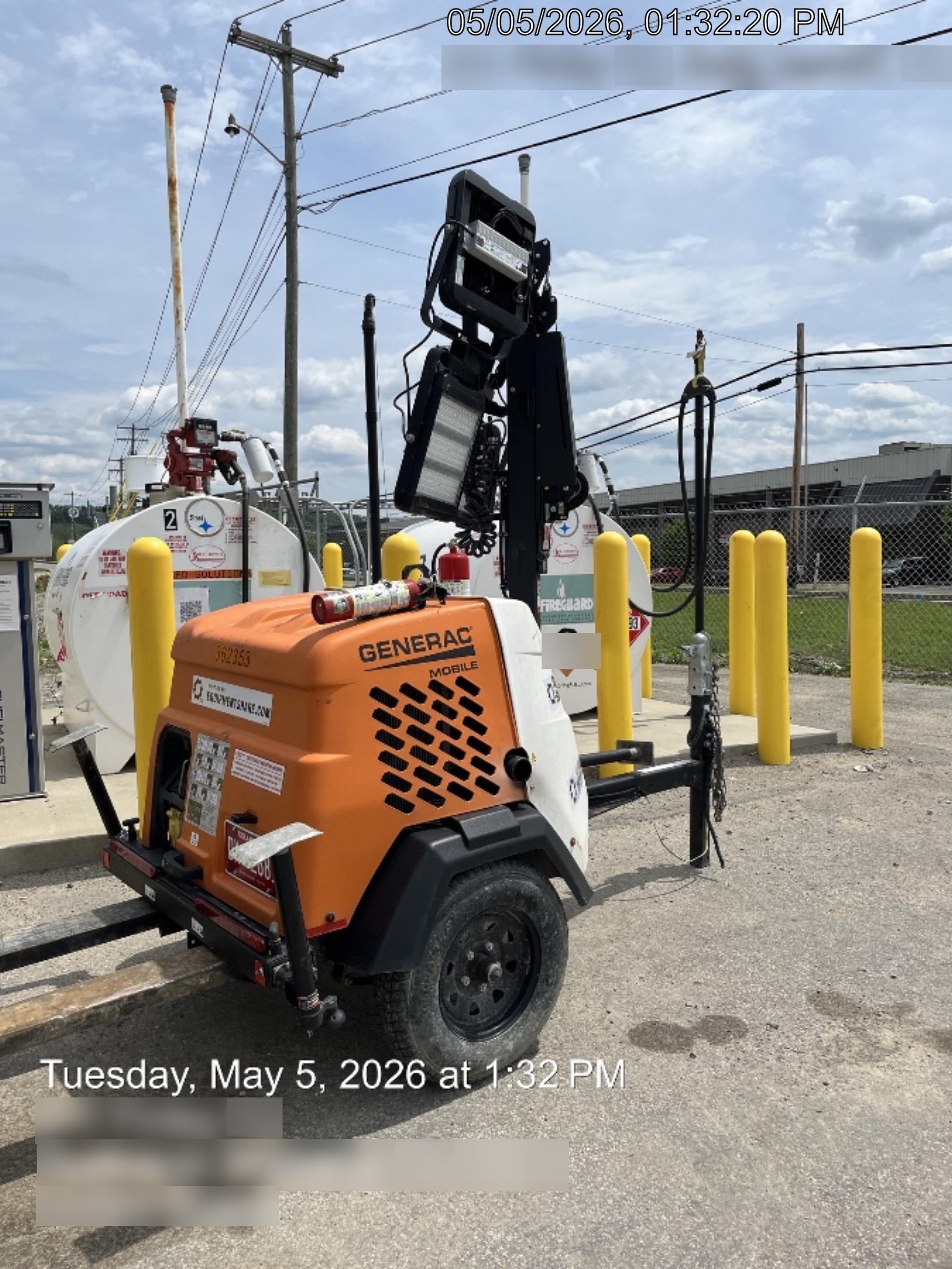 2023 Generac MLT2 Diesel, Flex Switch 120V Input, Powerzone Controller, 
(4) 320W LED Lights, 4kW Generator, 39.9 Gal Fuel Tank, 2" Ball, T3
