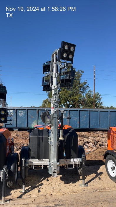 2024 Wanco WLTT-4MM4K Diesel, Deep Sea Controller, Shore Power Plug, Auto Start, (4) 350W LED Floodlights, 4kW Generator, 60 Gal Fuel Tank, 2" Ball, T3