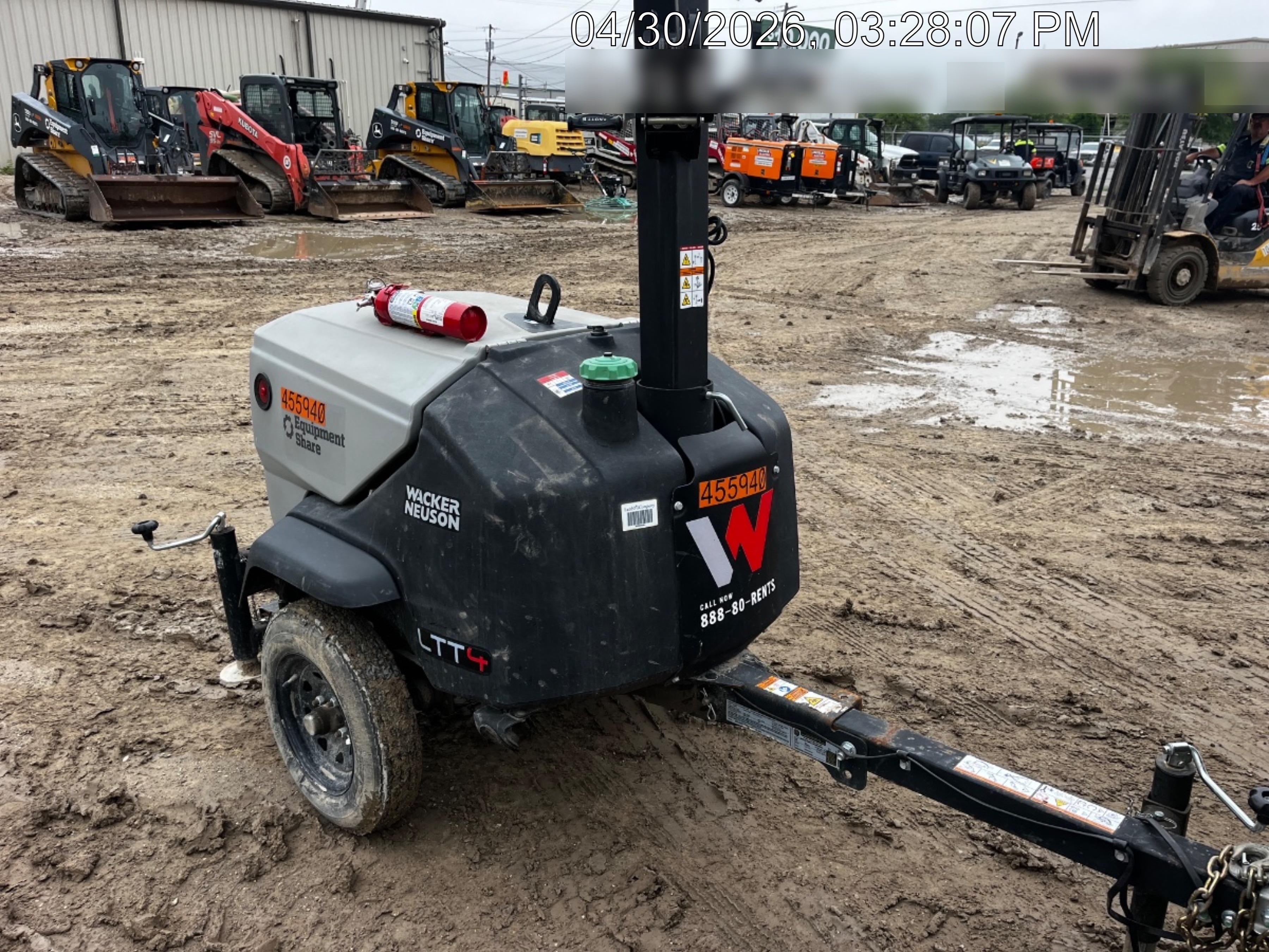2024 Wacker Neuson LTT4 Diesel, Kohler KDW702, Deep Sea Controller, Auto Start, LED 320W, Bypass Outlet, T3