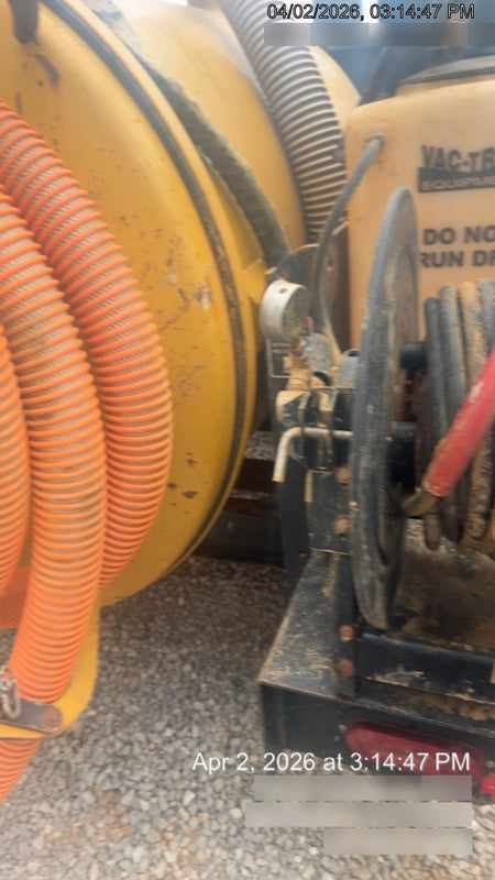 2019 Vac-Tron LP573XDT 24Hp Kohler Diesel, 500 Gal Debris Tank, 500 CFM Vacuum Pump, x2 100 Gal Water Tanks