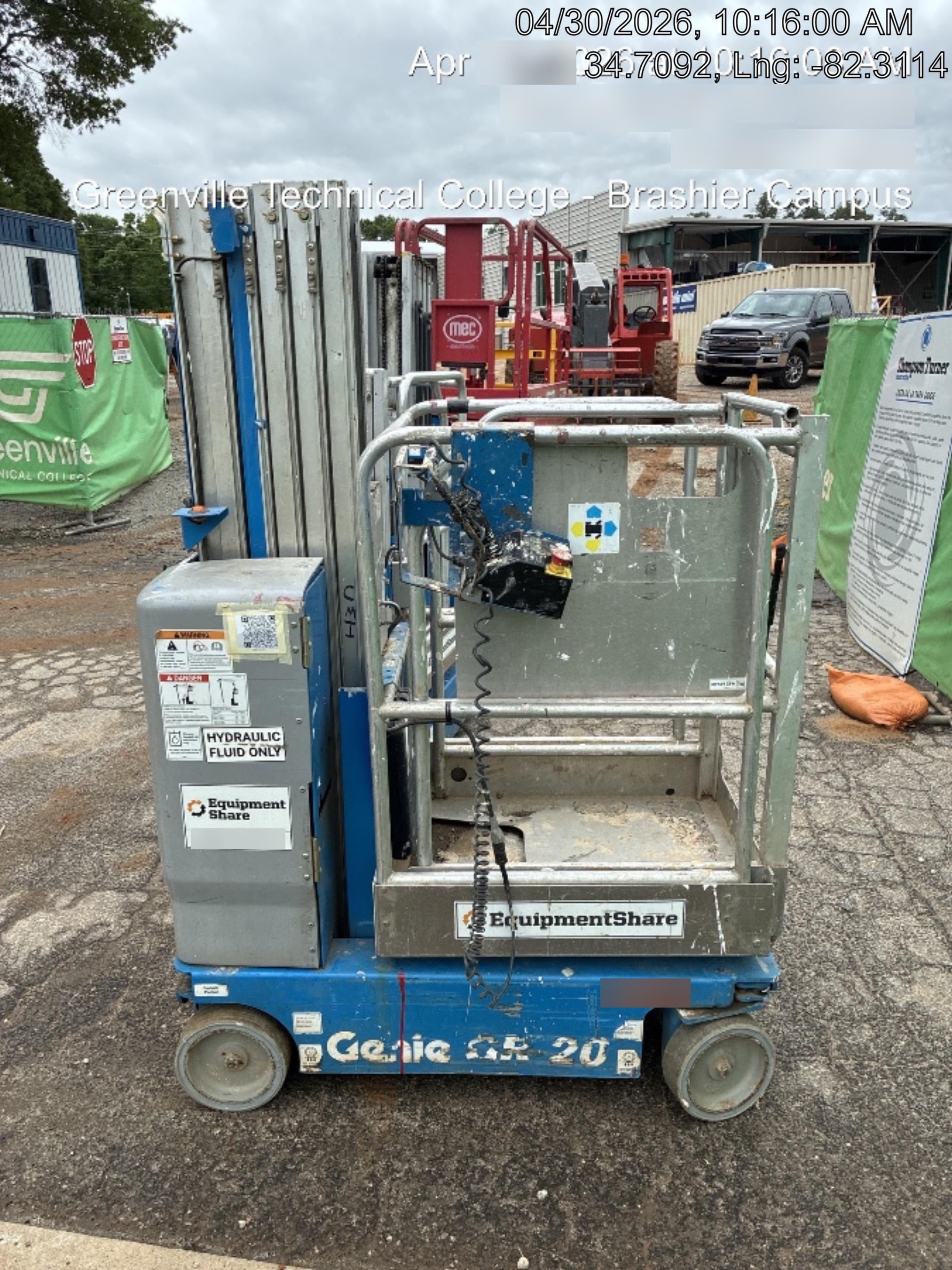 2019 GENIE GR-20