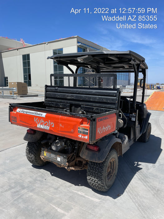 2021 Kubota RTV-X1140W-H Plastic Canopy, Windshield Acrylic Clear, LED Strobe Light, Wire Harness Kit, Back up Alarm