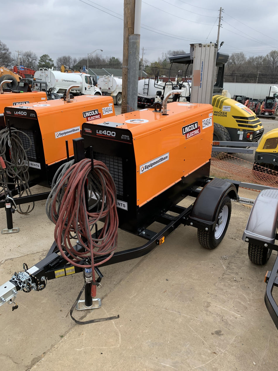 2023 Lincoln Electric LE400 Kubota V1505, Trlr, Cable Rack, Light Kit, ES Decals, T3