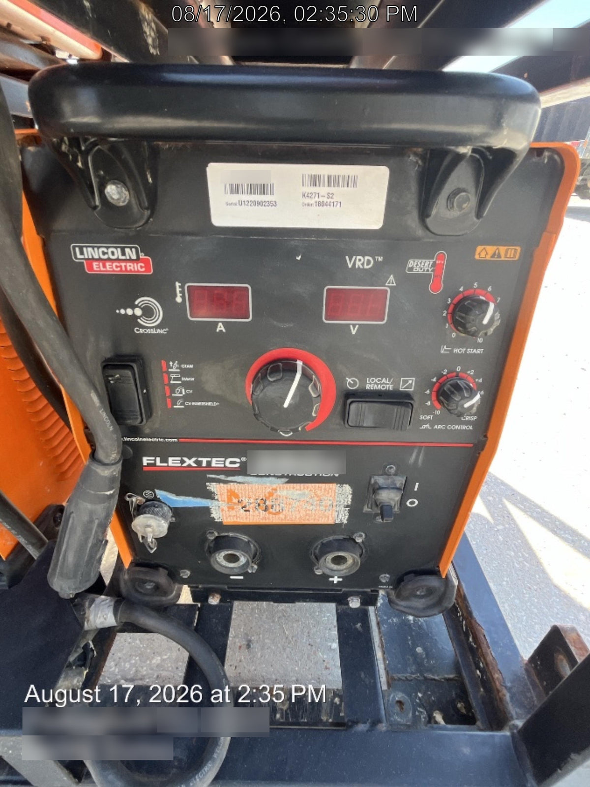 2022 LINCOLN ELECTRIC FLEXTEC 350X