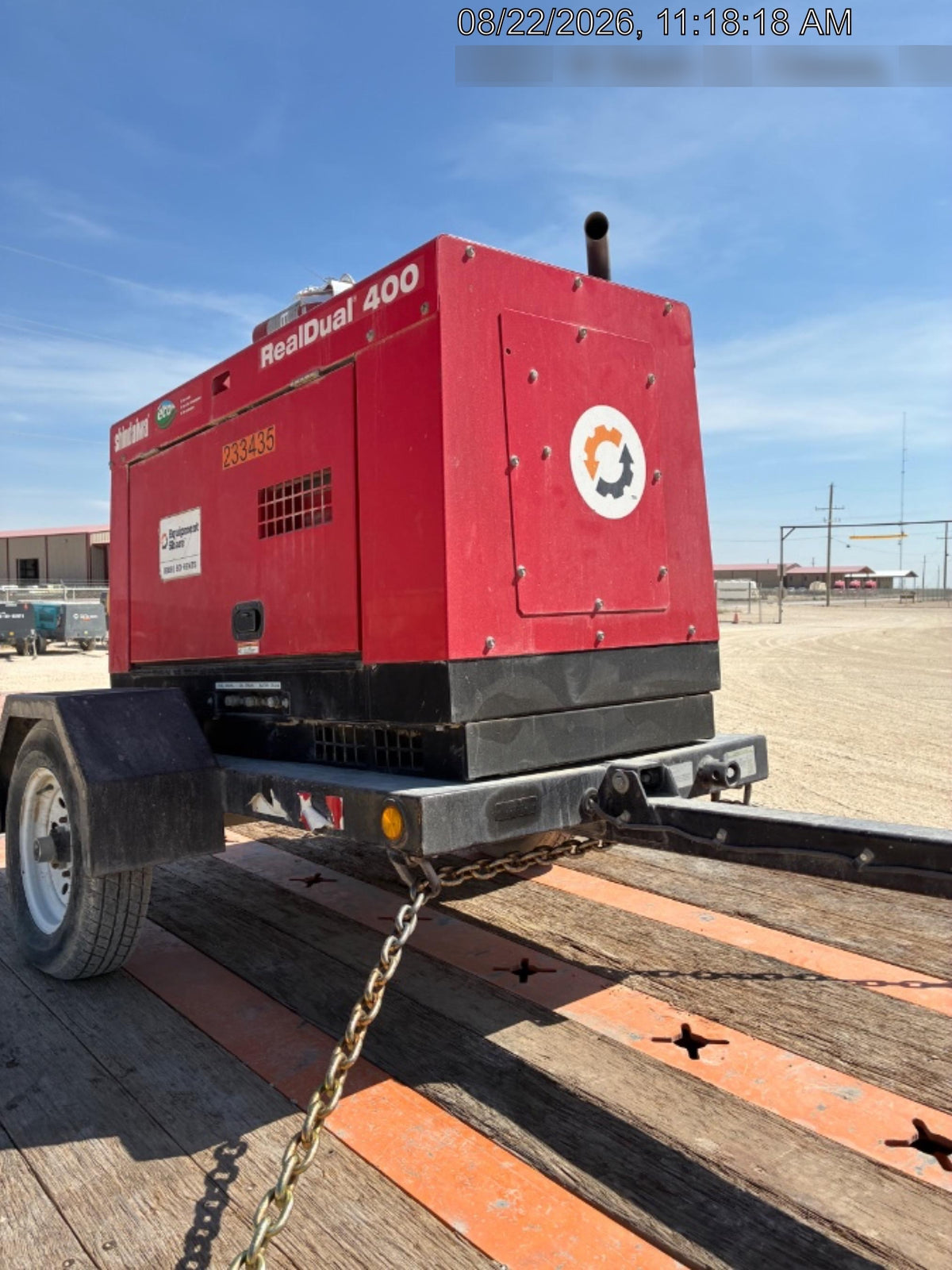 2022 Shindaiwa DGW400MDL Kubota D902 Engine, 23 HP, Dual Op Welder, Wire, Arc, Droop Stick, Tig, and CC Stick Functionality, Simulphase, 3 Phase and 1 Phase Gen Output, Single Axle NB Trlr, Slr Trckl Chrg 12V 12W, Fire Ext